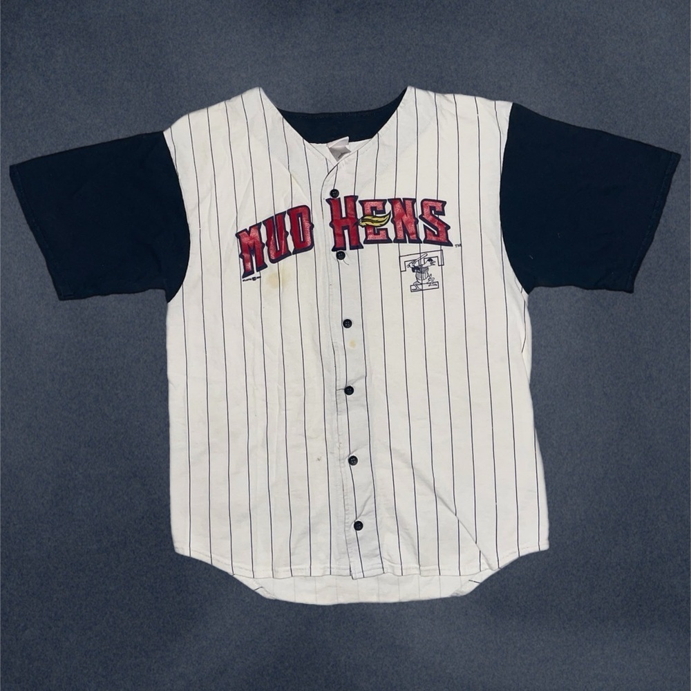 Vintage 2006 Toledo Mud Hens Button Up Jersey